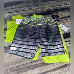 Nike & under armor swim set